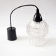 Vintage glass pendant light
