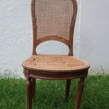 Lot of 6 vintage fluted chairs