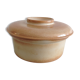 Beige stoneware vegetable dish by Grès de France 1970