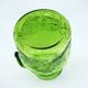 Pichet en verre moulé vert - Bormioli Fidenza made in Italy - vintage 60's