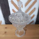 Large glass candy dish