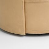 Vintage DS-800 “Biscuit” sofa by De Sede – beige leather 1970s