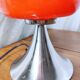 Lampe champignon vintage orange