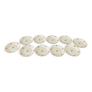 10 assiettes diam. 20cm