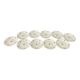 10 plates, 20cm diameter, "Rose" pattern