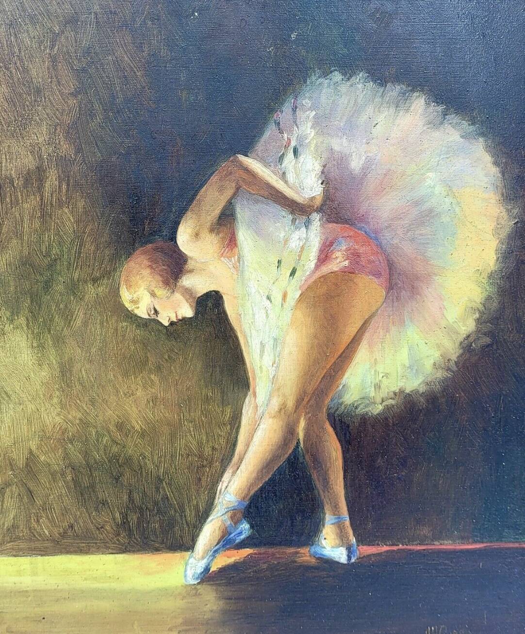 Oil on panel ah guerin