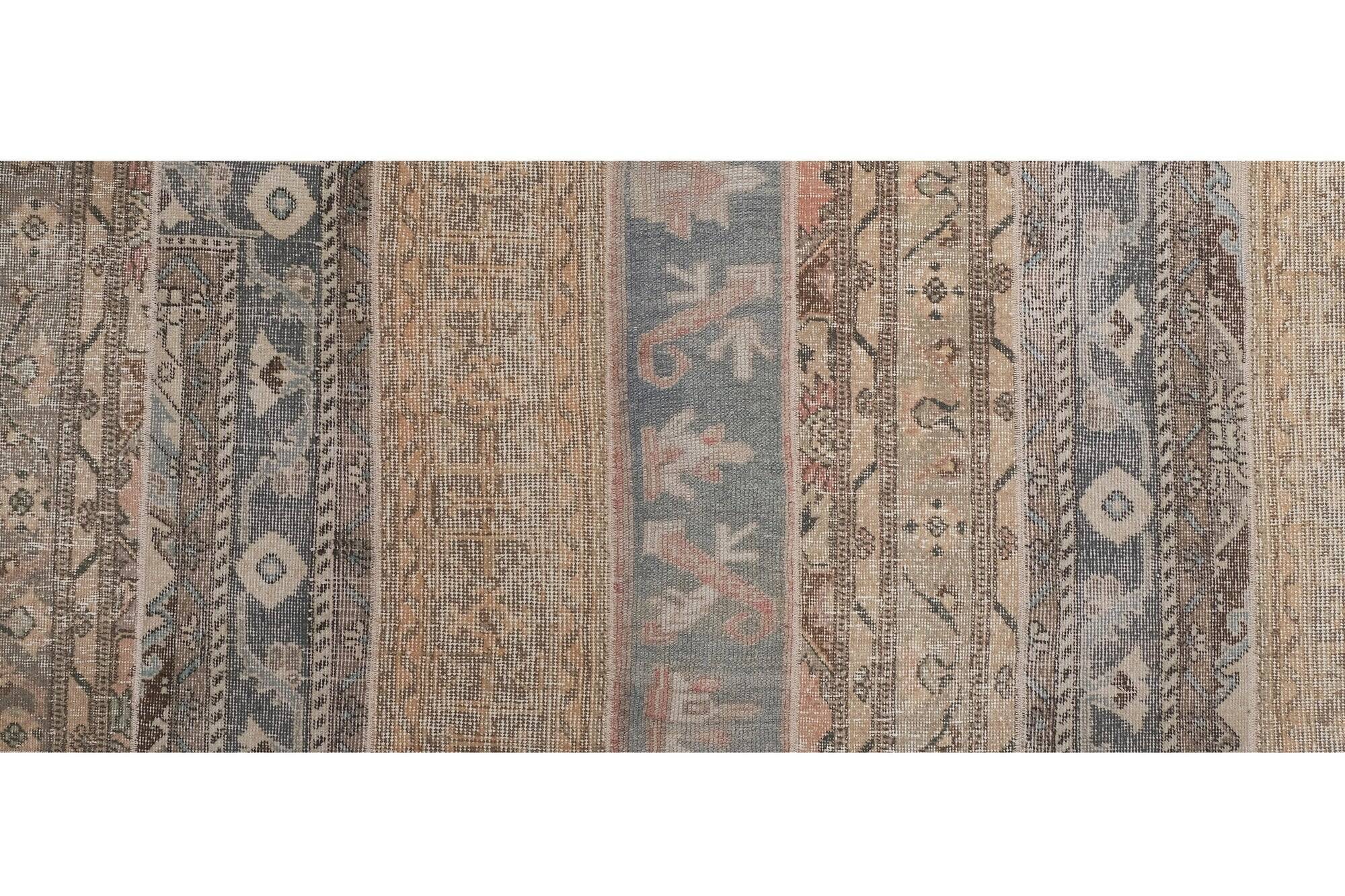 Vintage Turkish hallway rug 75x1 cm