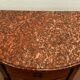 Commode demi lune de style Louis XV en marqueterie XX siècle