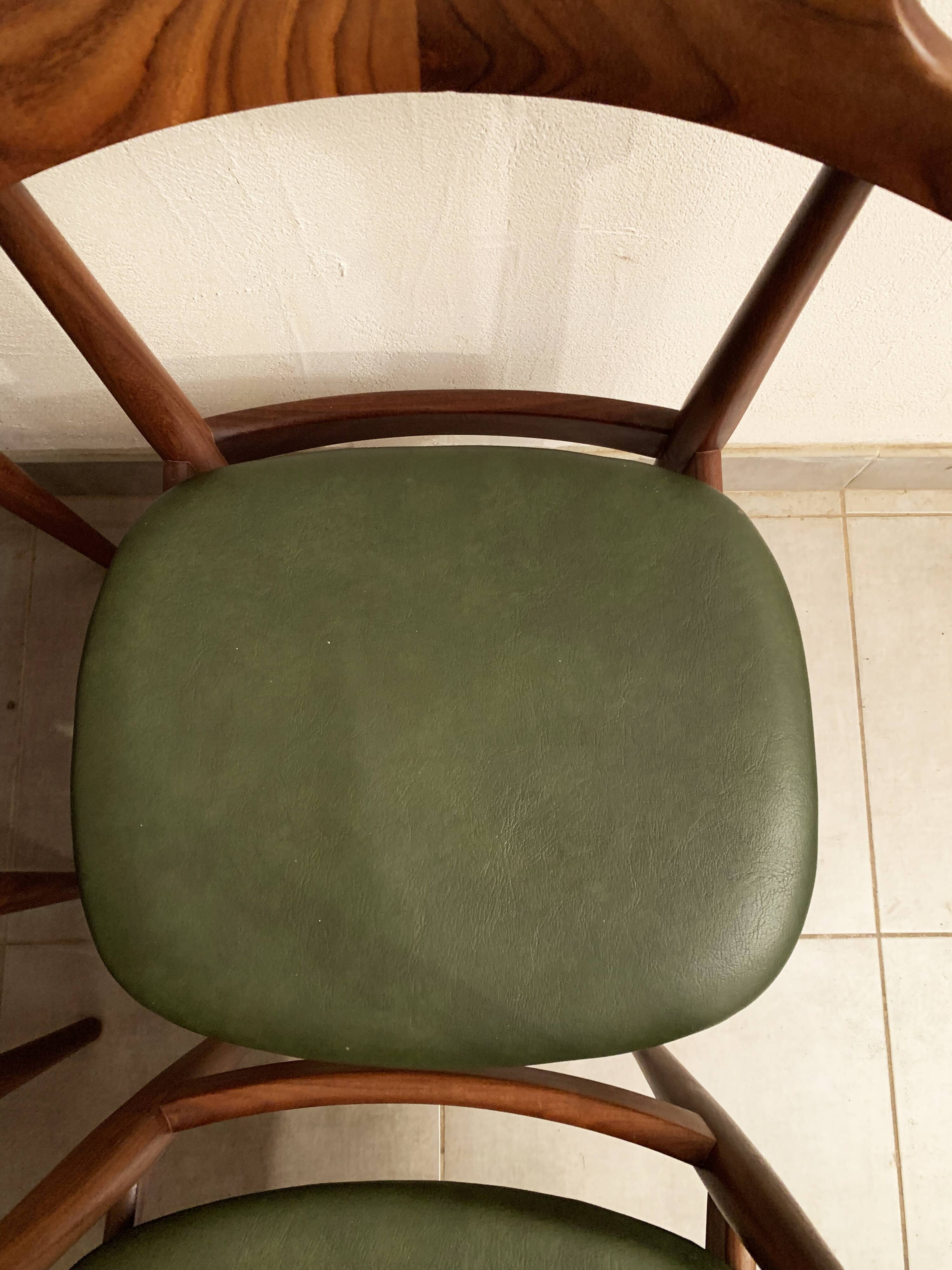 Ensemble de 6 chaises danoises de Hans Olsen pour le fabricant Frem Røjle