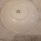 4 assiettes mignardises porcelaine vintage