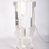 Large sculptural lamp attributed to Alessio Tasca, Italy circa 1970