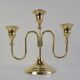Vintage Brass Candlestick, Czechoslovakia, 1960's.