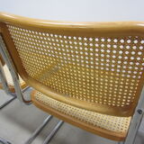 Series of 4 Cesca B32 chairs by Marcel Breuer