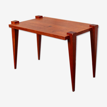 Table basse en bois de teck Italia années 60