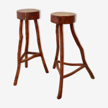 Brutalist bar stools