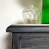 Black patinated Art Deco bedside table