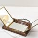 Antique Triptych Wall Mirror – Vintage 1940s Folding Dressing Table Mirror
