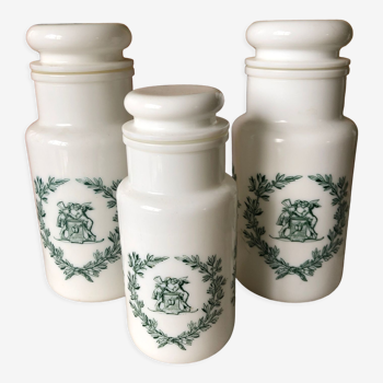 Opaline jars