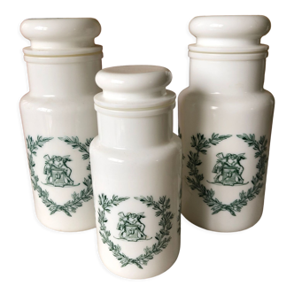 Opaline jars