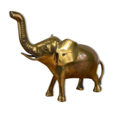 Elephant in vintage brass