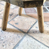 Renovated tripod farm stool