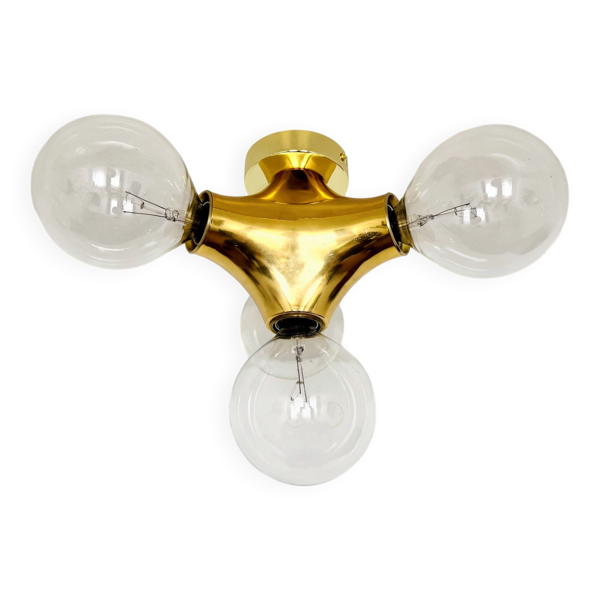 1 des 2 lampes encastrées Sputnik Gemini par Gebrüder Cosack