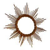 Rattan mirror