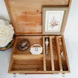 Pencil and vintage paint malette