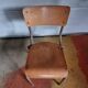 6 vintage school chairs