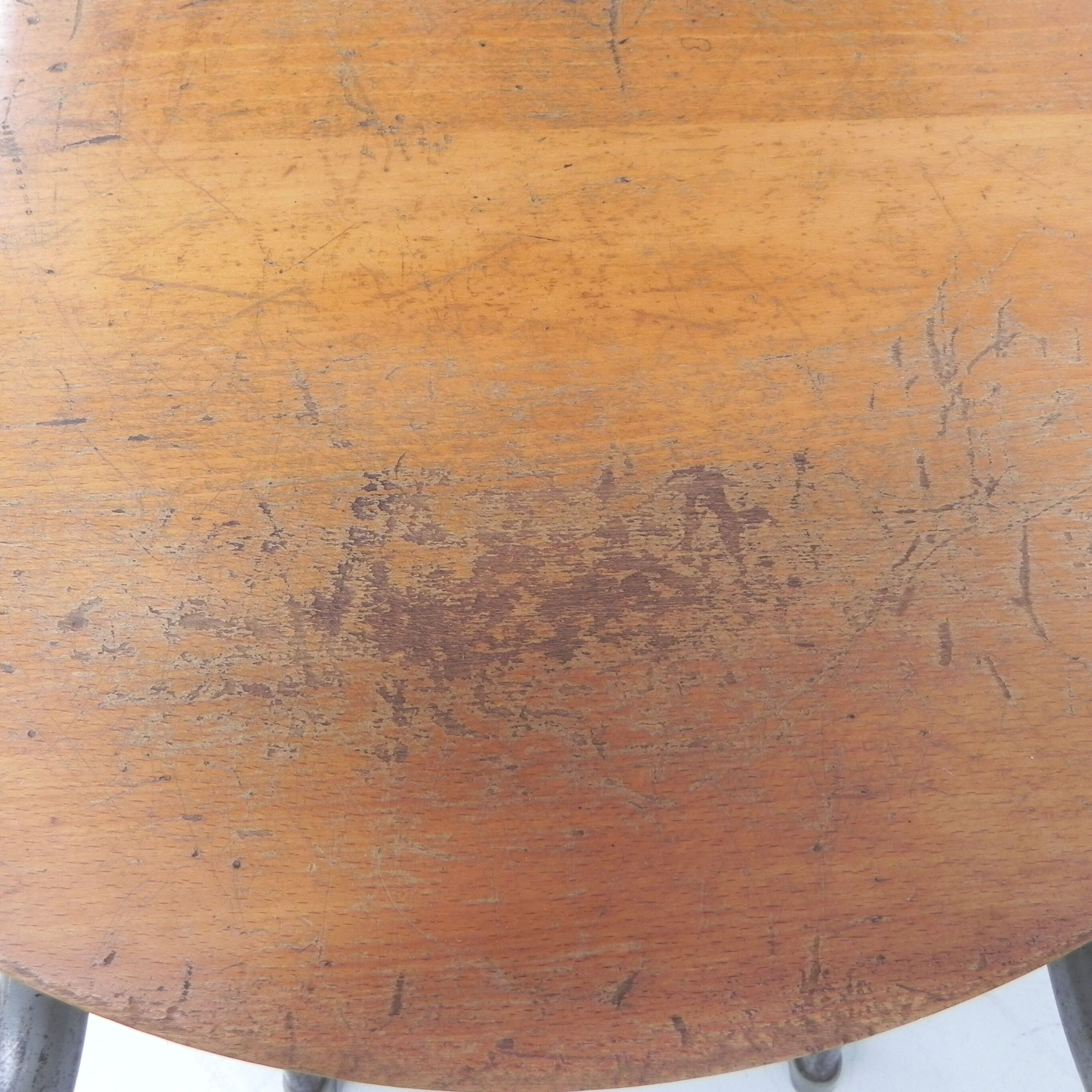 Desk and chair, industrial