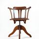 Siège de bureau rotatif en chêne, 1930s