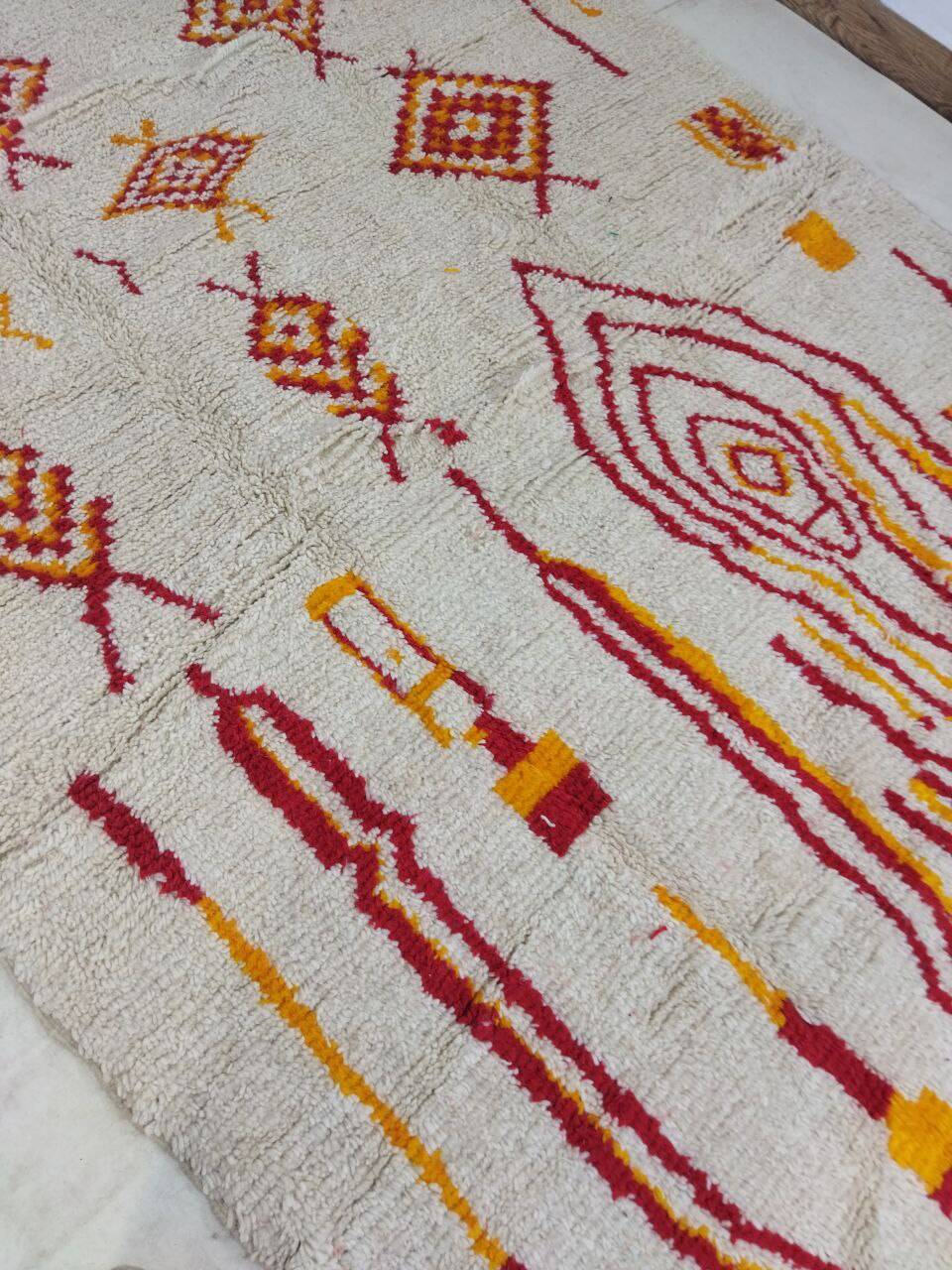 Handcrafted Moroccan Berber Rug 246 X 147 cm