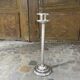 Column for bucket holder in silver-plated metal European craftsmanship