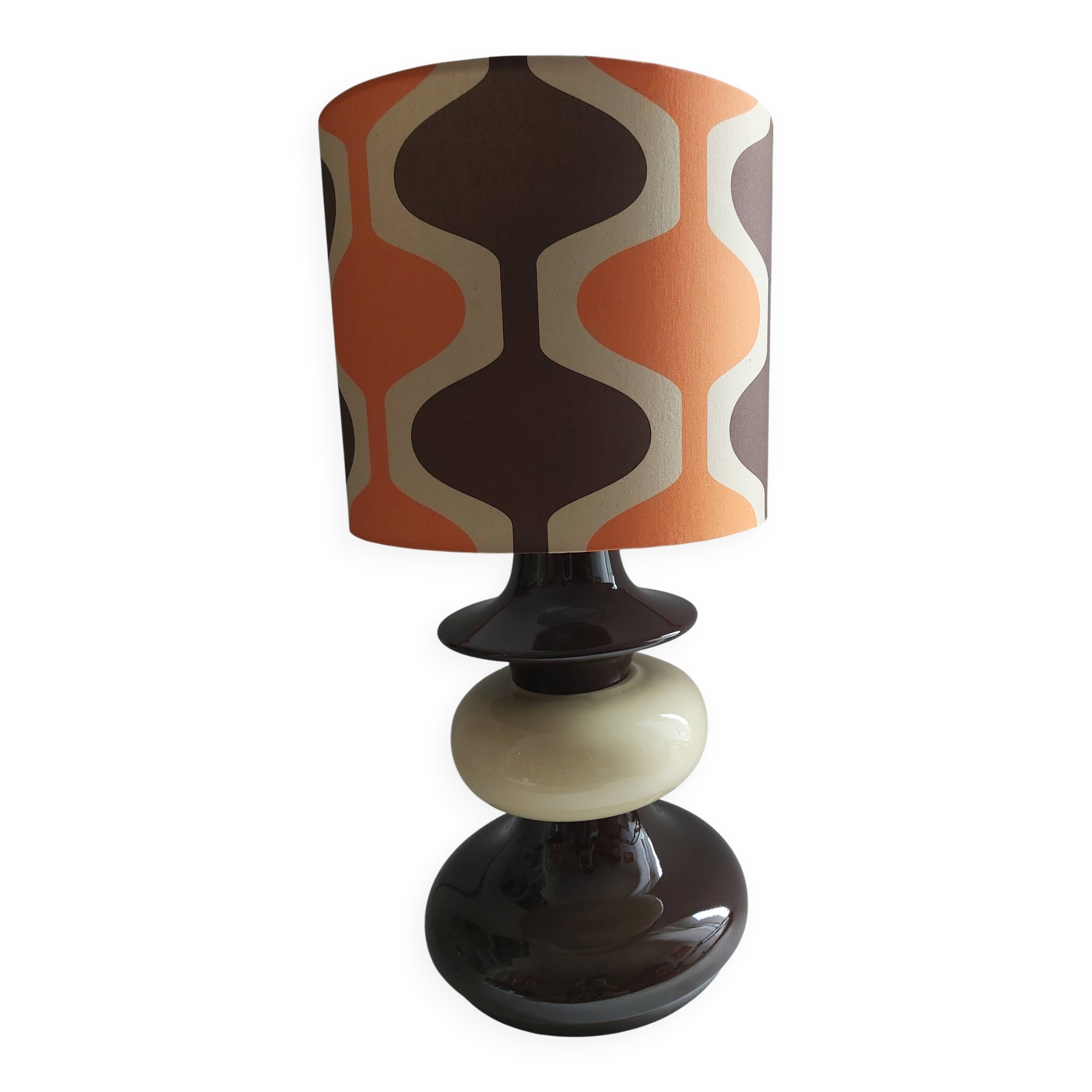 Large ceramic lamp, Germany, 1970s.
