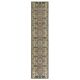 Vintage Handmade Turkish Wool Narrow Runner Rug for Hallway Decor