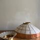 Vintage mother-of-pearl pendant light