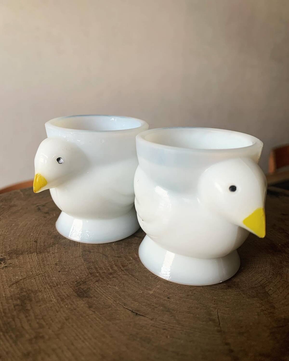 Pair of old egg cups
