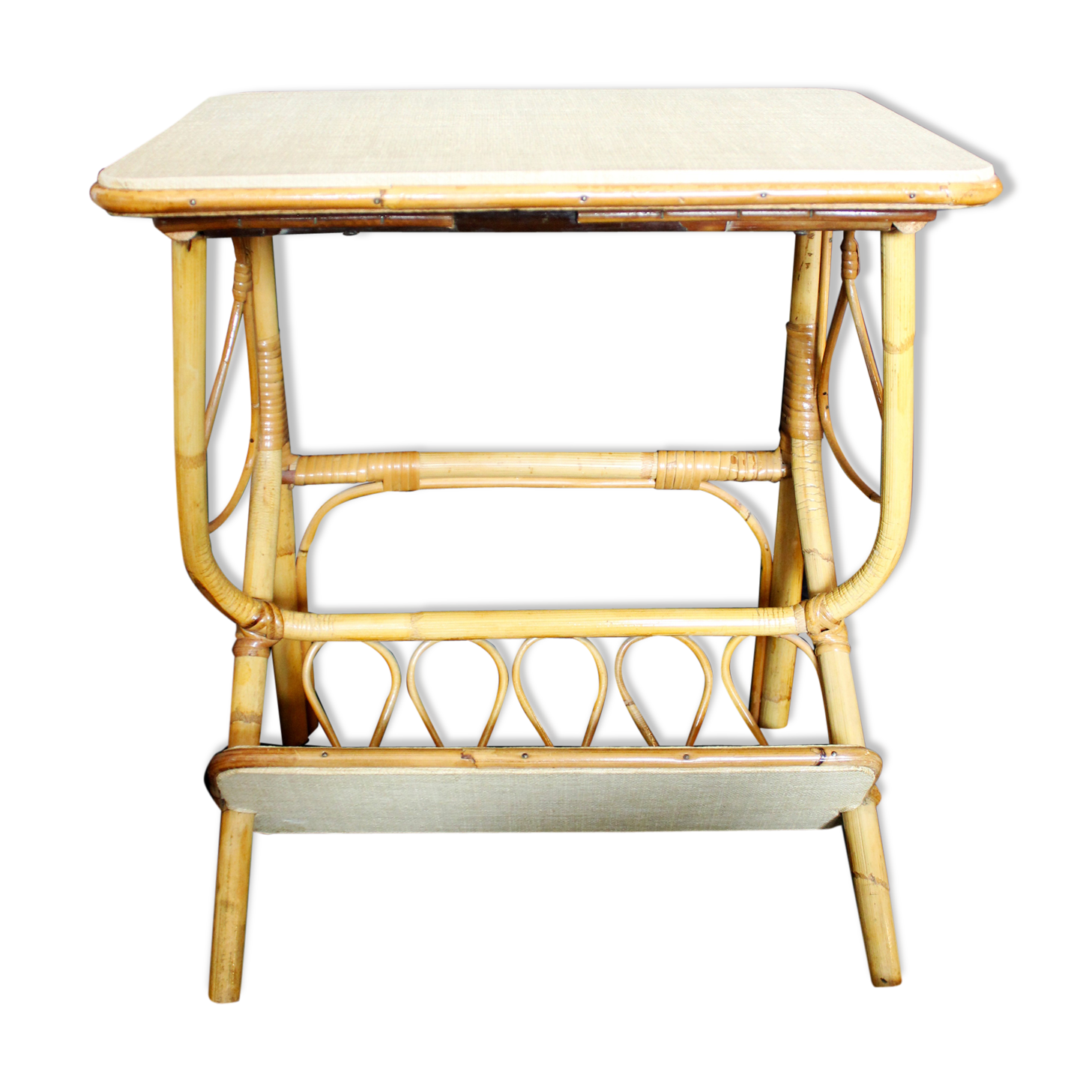 Rattan coffee table