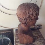 Buste en bois