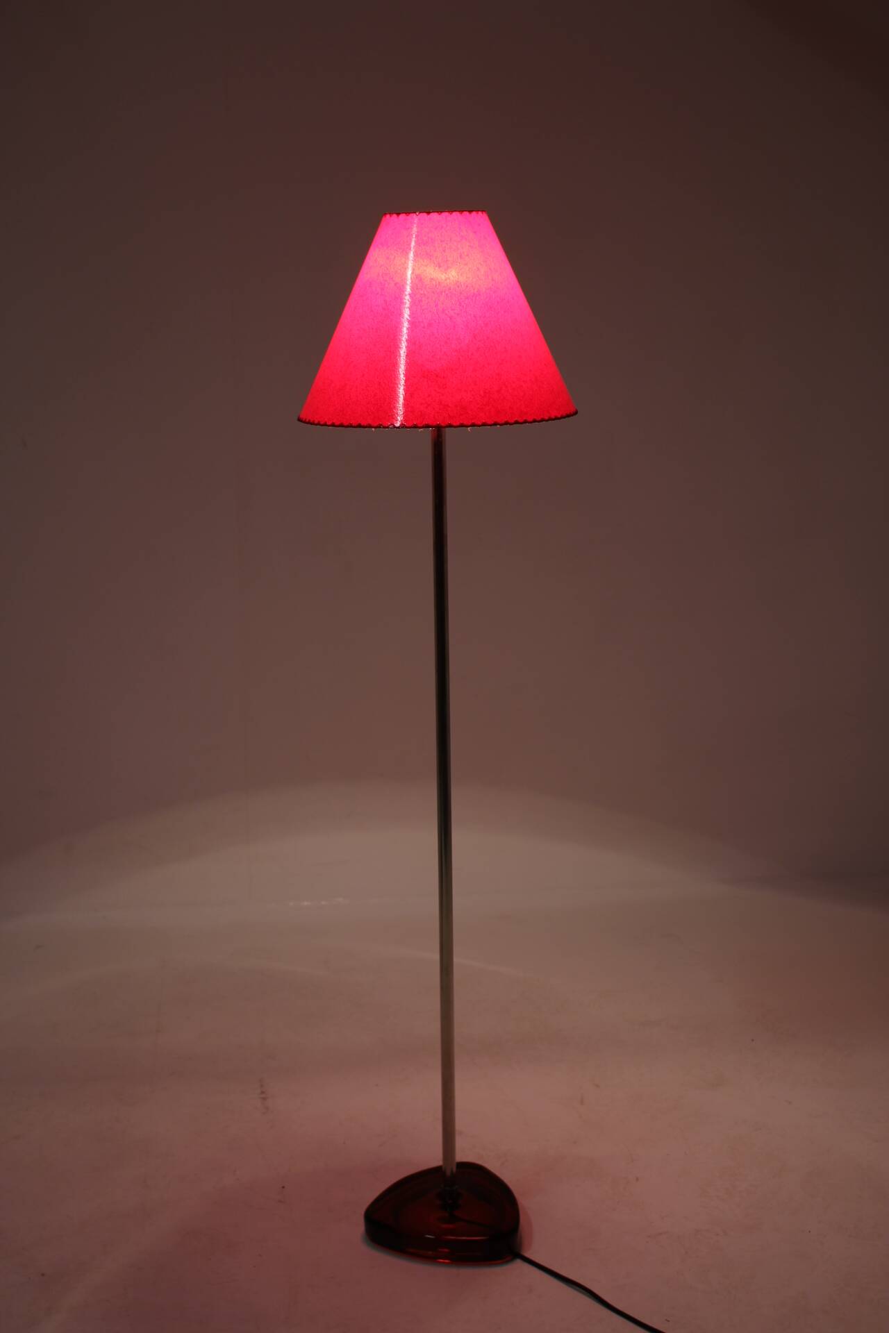 1960s Carl Fagerlund Floor Lamp Orrefors, Sweden