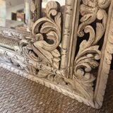 Patinated XIX century cloisonné mirror.