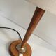 Lampe de bureau chic en bois 1960