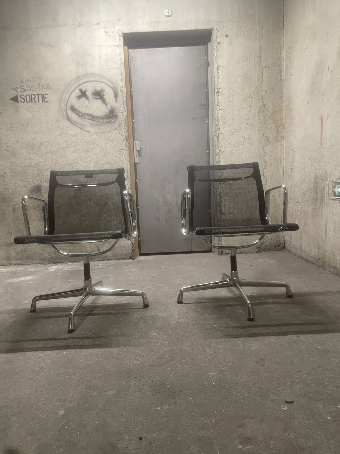 Eames EA108 office chair pair Vitra