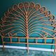 Peacock headboard