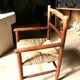 Antique children's mulched armchair