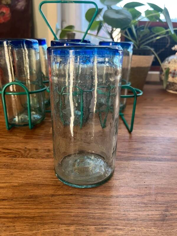 Vintage bubble glasses