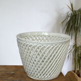Vintage braided pot cover