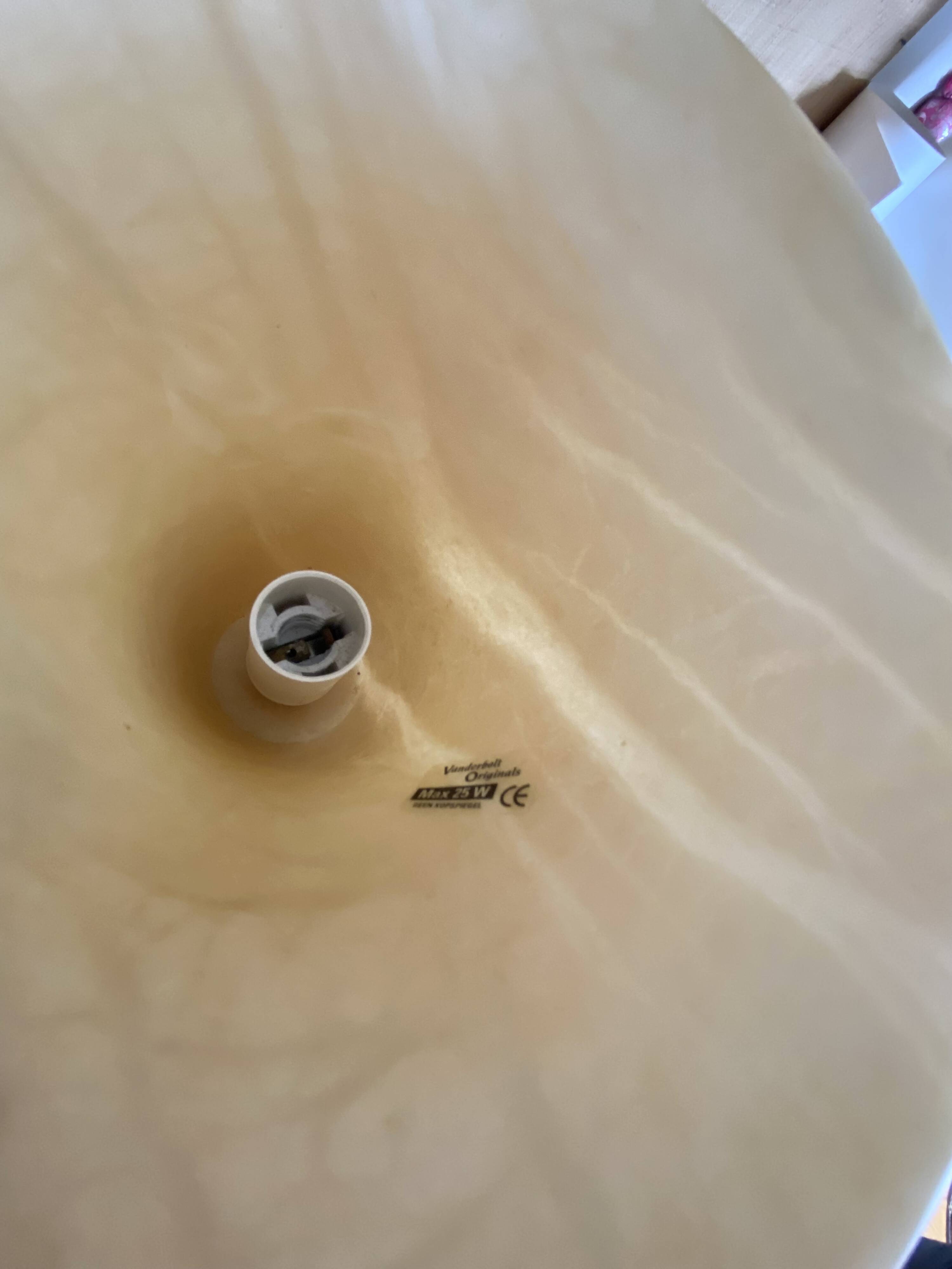 Alabaster lamp Pegasan, 1970s