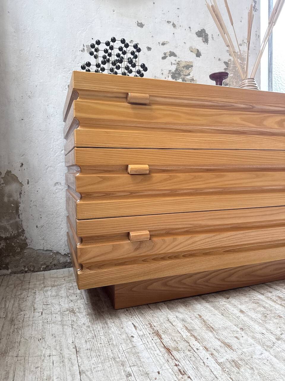 Solid oak chest of drawers Regain XL