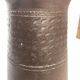 Brown earthenware vase